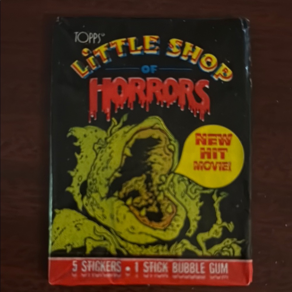 Topps Little Shop of Horrors Card 6 Pack - Black, Red, Yellow